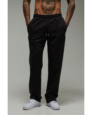 BoohooMAN Tall Active Training Dept. Oversized Joggers - Black