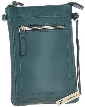 Ashwood Leather Real Crossbody Smart Phone Bag - Blue