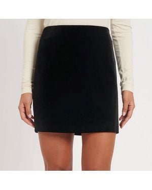 Nobody's Child Nobodys Ragusa Velvet Mini Skirt - Black