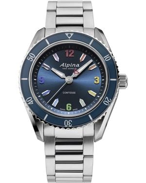 Alpina Alpiner Comtesse Sport Watch Al-235Nrb3C6B Stainless Steel - Grey
