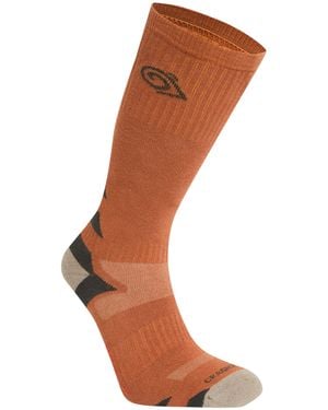 Craghoppers Adult Adventure Insect Repellent Boot Socks Beach/ Pepper) - Brown