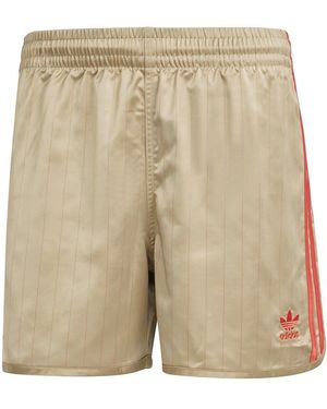 adidas David Beckham Originals 3-Stripes Shorts - Natural