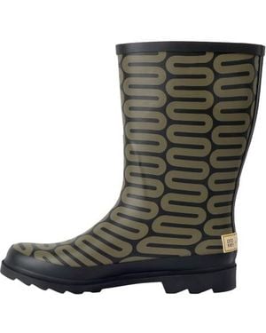 Regatta Ladies Orla Kiely Spinning Flower Mid Calf Wellington Boots - Black