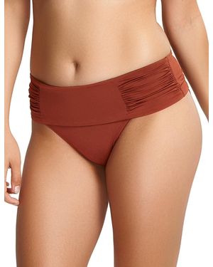 Panache Marina Fold Bikini Brief - Purple