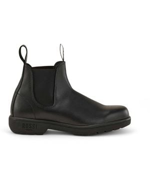 Rossi Boots 607 Booma Moss Leather Chelsea - Brown