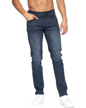 Crosshatch Malcolm Slim Jeans (Dark Wash) - Blue