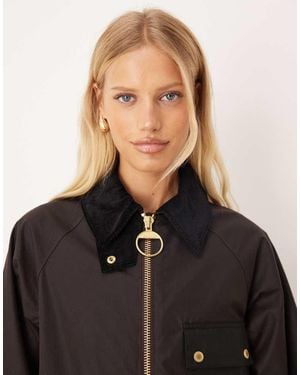 Barbour Luella Wax Jacket - Black