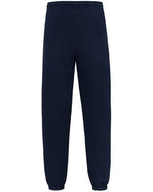 Fruit Of The Loom Adult Iconic Premium Elasticated Cuff Jogging Bottoms (Deep) - Blue