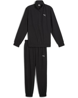 PUMA Woven Half-Zip Tracksuit - Black