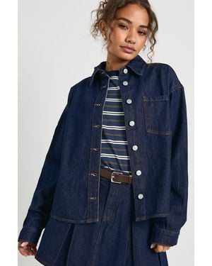 Boohoo Denim Shirt - Blue