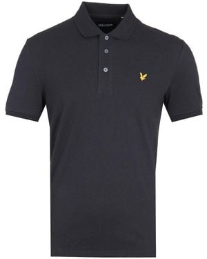 Lyle & Scott True Pique Polo Shirt - Blue