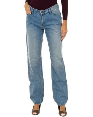 Armani Long Straight Cut Jeans 6Y5J15-5Dwqz - Blue