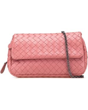 Bottega Veneta Padded Cassette Chain Bag - Pink