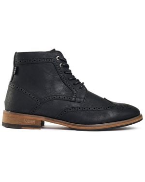 V.Gan Vegan Wheat 2 Brogue Boots - Blue