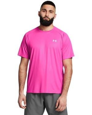 Under Armour Tech Emboss T-Shirt - Pink