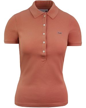 Lacoste Slim Fit Polo Shirt Cotton - Orange