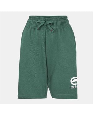 Ecko' Unltd Cloud Crocodile Print Sweat Shorts - Green