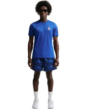 Nike Lichtgewicht T-Shirt Voor Frankrijk /Oranje) - Blauw