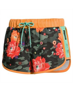 PUMA X Sue Tsai Stretch Waist Bottoms Shorts 578220 01 - Multicolour