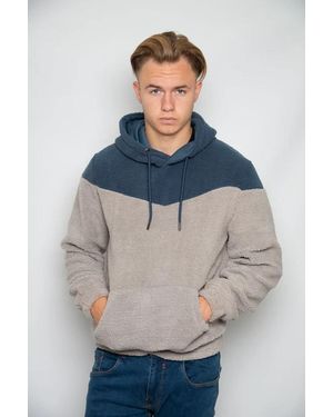 Soulstar Fleece Hoodie, Long Sleeve Pullover Hooded - Blue