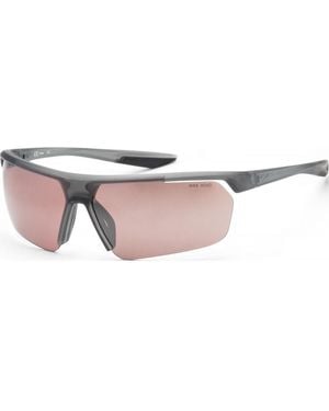 Nike Gale Force 71Mm Matte Dark Sunglasses Cw4669-021-71 - Pink