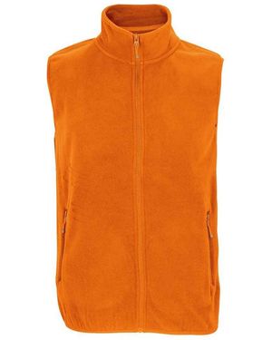 Sol's Adult Factor Microfleece Recycled Body Warmer - Orange