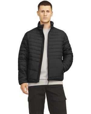 Jack & Jones Estate Signature Puffer Jacket - Black