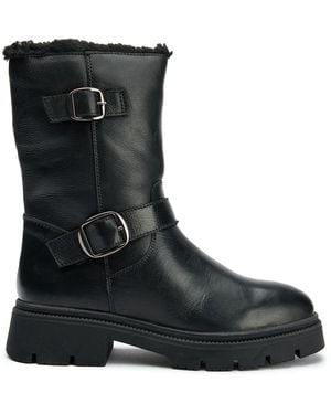 Sole Gru Biker Boots - Black