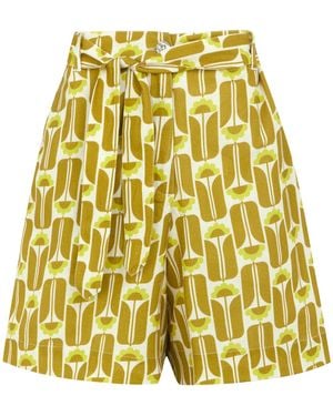Regatta Ladies Orla Kiely Summer Ii Tall Flowers Shorts - Yellow