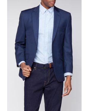 Scott Classic Fit Suit Jacket - Blue