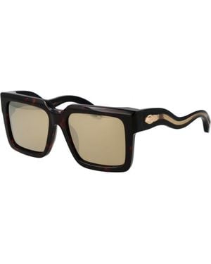 Roberto Cavalli Src055 55743G 55 743G Sunglasses - Black