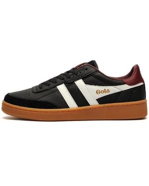 Gola Classics Contact Leather Trainers - Black