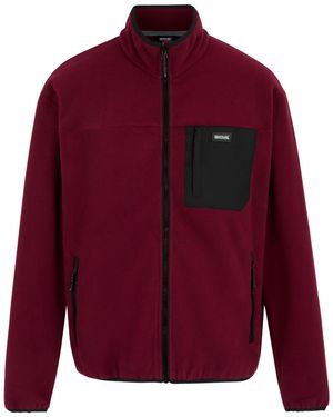 Regatta Frankie Full Zip Fleece Jacket (Dark) - Red