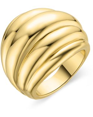 Luxenter Abalt Ring In 18k Geelgoud - Metallic