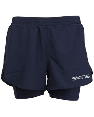 Skins Superpose Sr3 Running Shorts - Blue