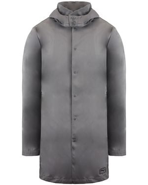 PUMA X Staple Smoked Pearl Button Up Jacket Jackpack 574090 65 - Grey