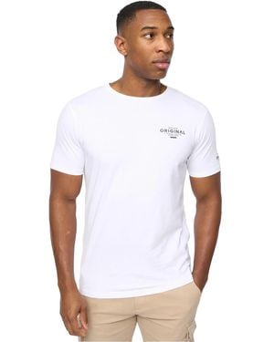 Crosshatch Summevibe T-Shirt Cotton - White