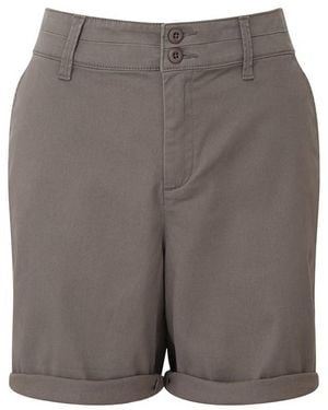 Asquith & Fox Ladies Chino Lightweight Shorts (Slate) - Grey