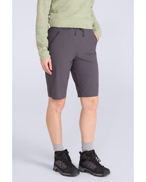 Mountain Warehouse 'Explorer' Long Shorts Quick Dry Walking Active Adventure Bottoms Polyamide - Grey