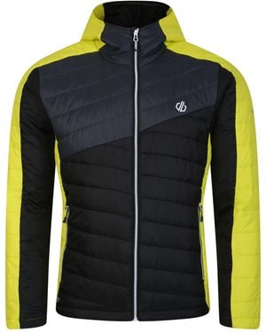 Dare 2b Touring Padded Jacket (Neon Spring/Dark Storm) - Black
