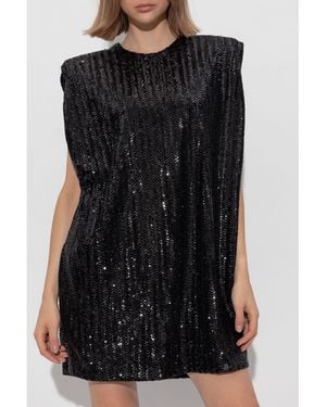 Golden Goose Sequined Mini Dress - Black