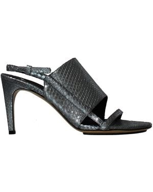 Calvin Klein Karin Mirrored Pytho Shoes Leather - Black