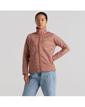 Craghoppers Mabel Fleece Jacket Warm Russett - Red