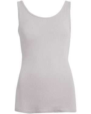Secret Label Support Ribbed Vest Top - Grey