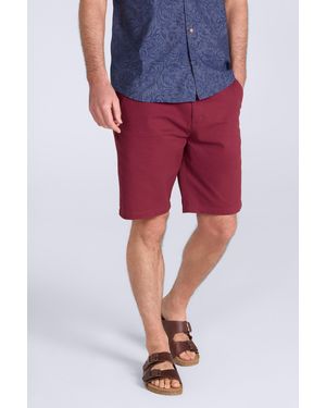 Mountain Warehouse 'Woods' Chino Shorts Breathable Comfortable Regular Fit Cotton - Red