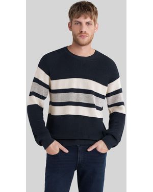 IKKS Knitted Large Band Jumper - Blue