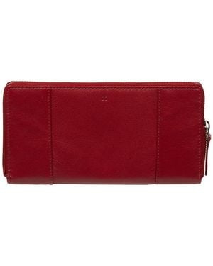 NiNa Amora 'Cecilia' Leather Purse - Red