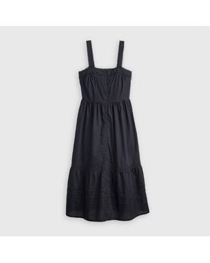 Levi's Levi's Cici Square Neck Sleeveless Midi Dress - Blue