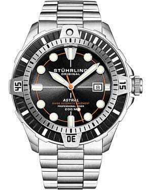 Stuhrling Automatic Astral 1005 45Mm Watch - Grey