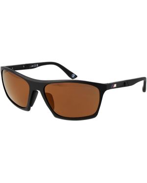 BMW Black Aluminum Sunglasses - Brown